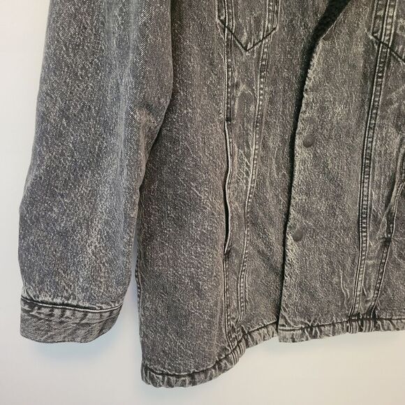 LEVIS LONG SHERPA TRUCKER JACKET - Picture 7 of 11